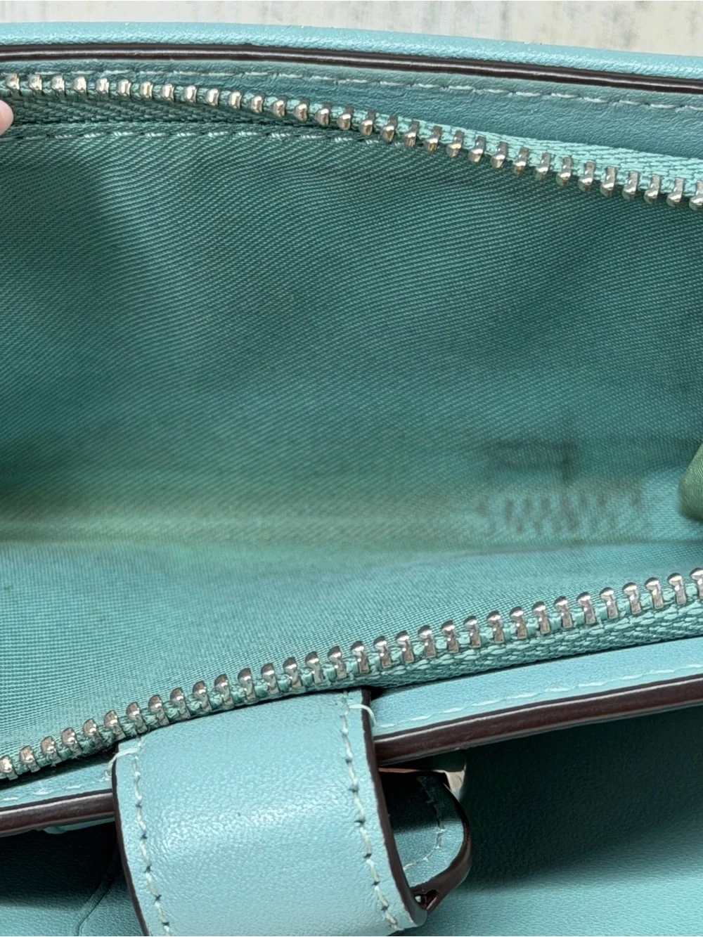 Coach Tabby Medium Wallet in Aquamarine